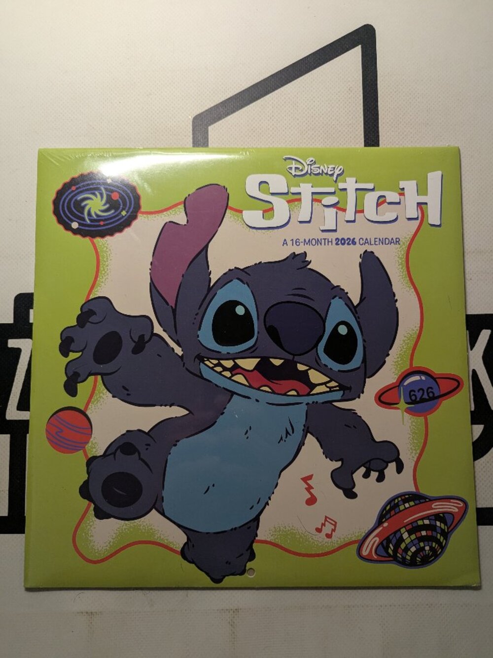 Disney Stitch A 16-Month 2026 Calendar 626 Scrump Believe in your inner Alien